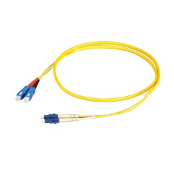 EFB Duplex Patchkabel Flat-Twin LC-LC OM4 15m LSZH 3x5mm erikaviolett