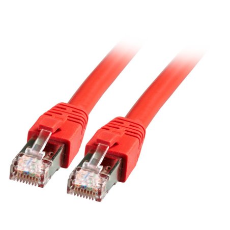 EFB RJ45 Patchkabel Cat.8.1 S/FTP LSZH BC rot 7,5m