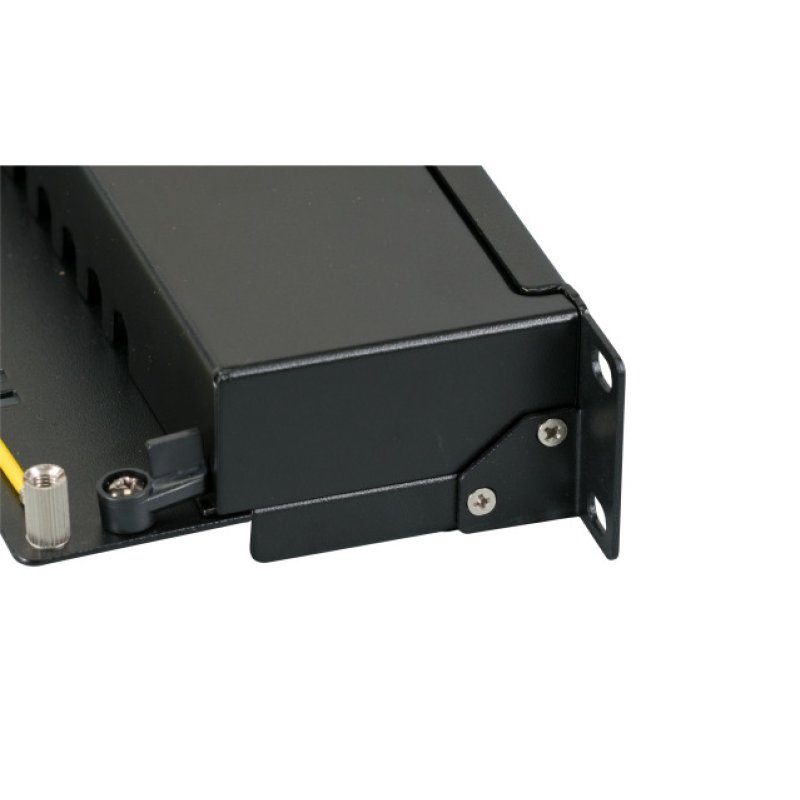 EFB Mini-Patchpanel STP 8xRJ45 Cat.6A, 10 1HE, RAL9005 schwarz