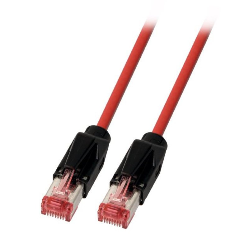 EFB Elektronik K8048PUI10 câble de réseau Noir, Rouge 10 m Cat6a S/FTP (S-STP)