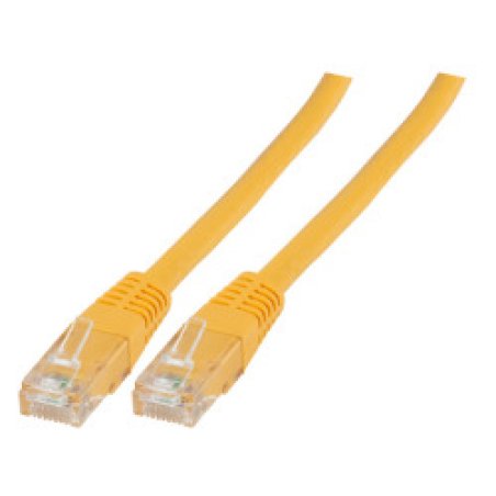 EFB RJ45 Patchkabel Cat.6 U/UTP PVC CCA gelb 15m