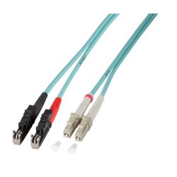 EFB R&M Duplex Patchkabel E2000-LC OM4 3m LSZH 2mm erikaviolett Grade Bm