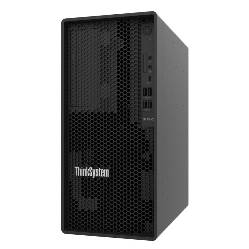 Server Lenovo ISG ThinkSystem ST45 V3 1xAMD EPYC 4344P 8C 3.8GHz 65W 1x32GB 2Rx8 2x960GB SSD SW RD 1x500W