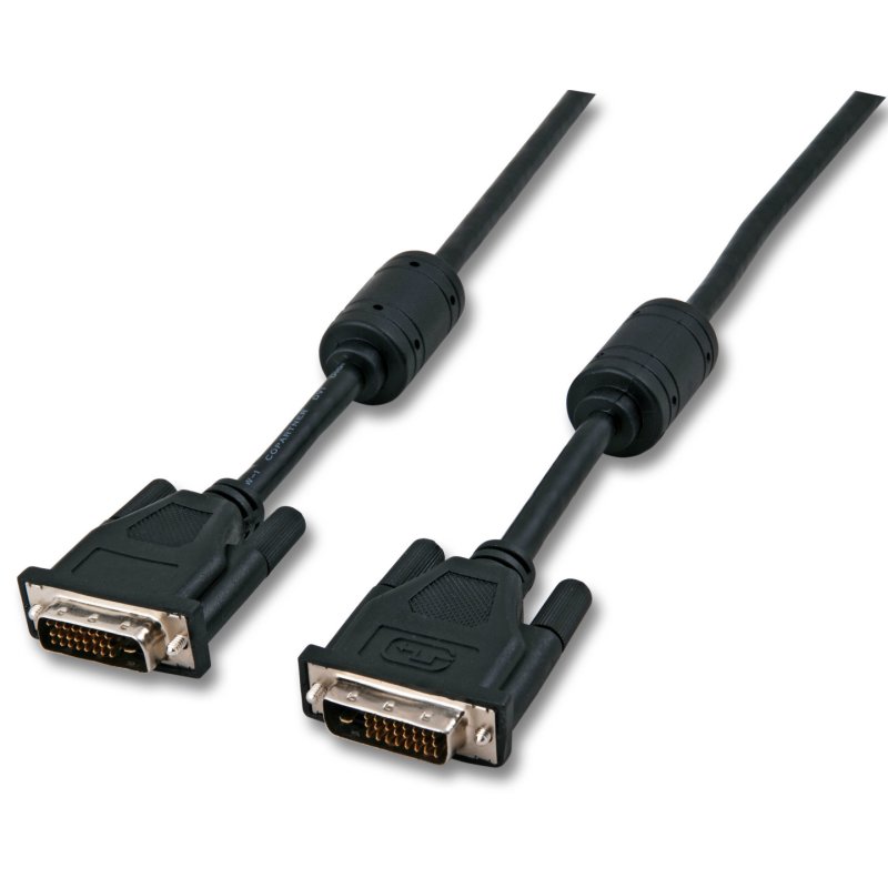 EFB DVI-D Dual Link,2x DVI-D 24 1,St.-St.,AWG 28.5m,sw