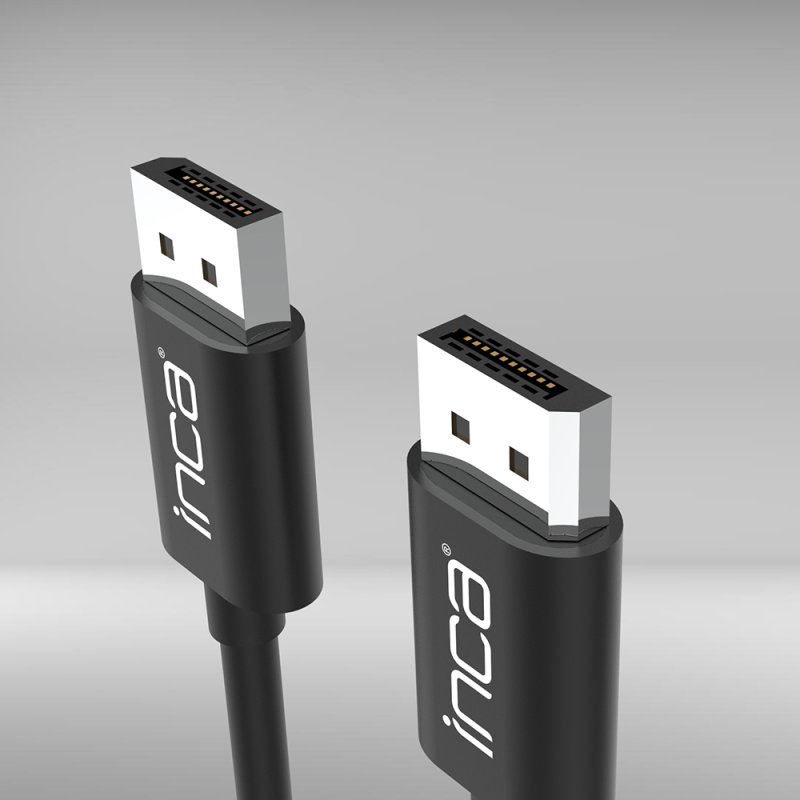 Inca IDPD-20 câble DisplayPort 2 m Noir