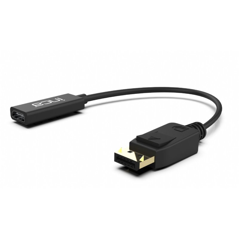 Inca IDTH-07 câble vidéo et adaptateur 0,2 m DisplayPort HDMI Type A (Standard) Noir