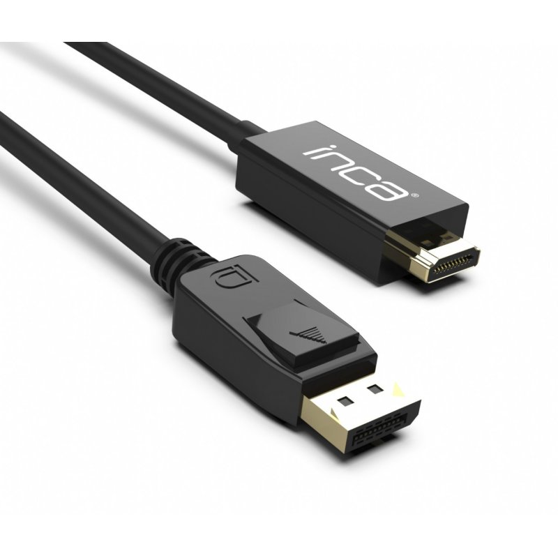 INCA DisplayPort zu HDMI,Kabellä.1,8 m,10,2 Gbit/s (max.)
