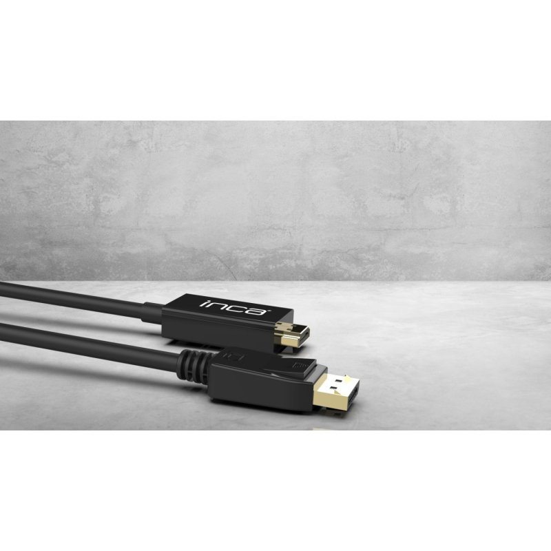 INCA DisplayPort zu HDMI,Kabellä.1,8 m,10,2 Gbit/s (max.)