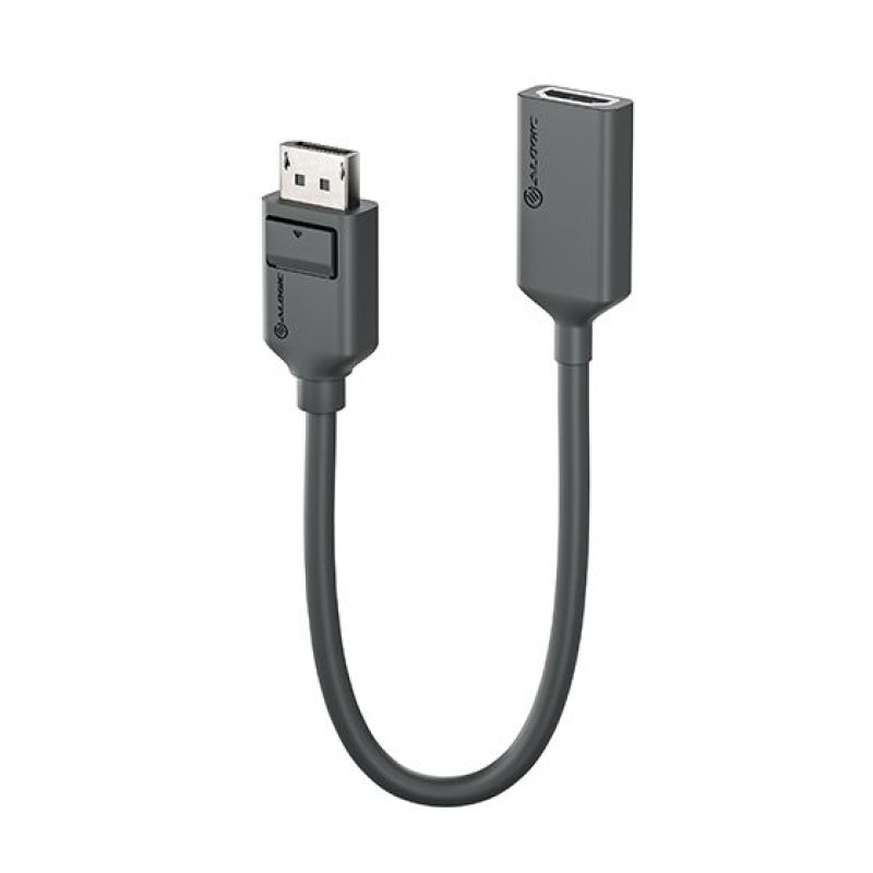 Alogic Adapter DisplayPort DP- HDMI M/F 0,2m schwarz