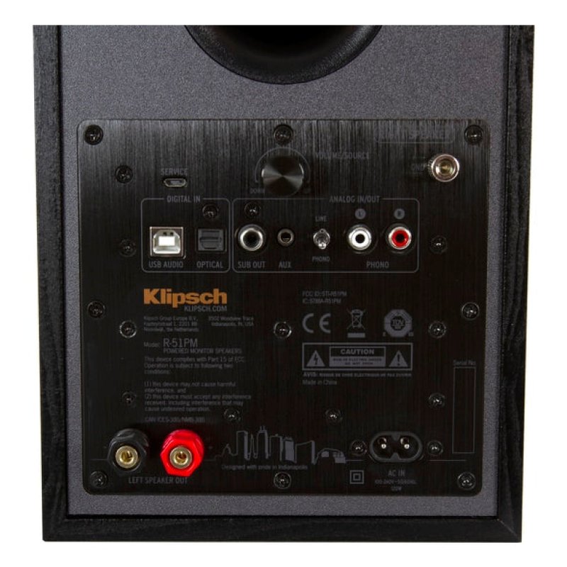 Klipsch R-41PM Noir, Cuivre Avec fil &sans fil 70 W