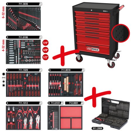 KS Tools 897.7598 chariot d'outils