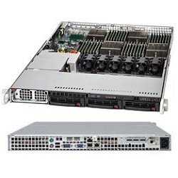 Supermicro AS-1042G-TF serveur barebone Rack (1 U) Noir