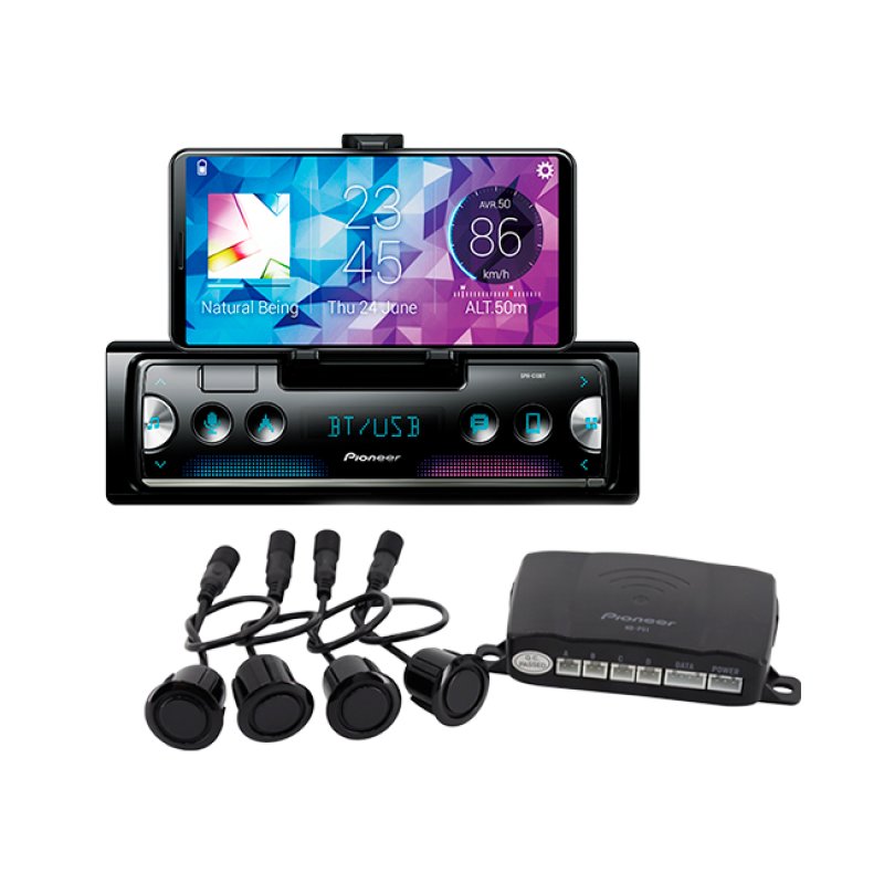 Pioneer SXT-C10PS car media receiver Black Wi-Fi 88 W