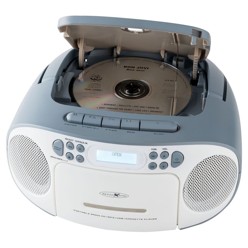 Reflexion RCR2260DAB 24 W DAB , FM Blue, White MP3 playback