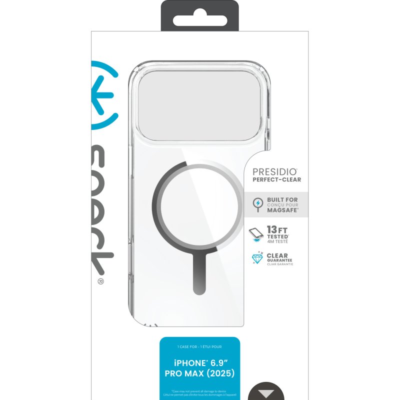 Speck Presidio Perfect Clear Case MagSafeiP 17 Pro Max