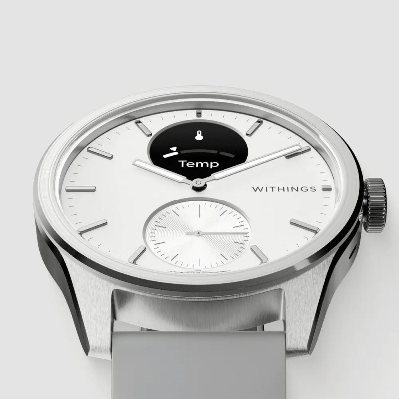 Withings ScanWatch 2 1.6 cm (0.63") OLED 42 mm Hybrid Stainless steel