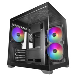 Boitier Mini Tour Micro ATX Mars Gaming MC-View3 RGB avec panneaux vitrés (Noir)