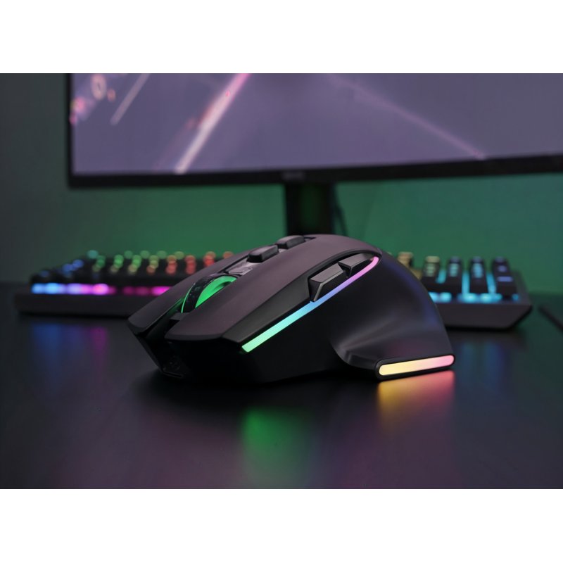Mars Gaming MMWVECTOR souris Droitier RF Wireless Bluetooth USB Type-A Optique 12000 DPI