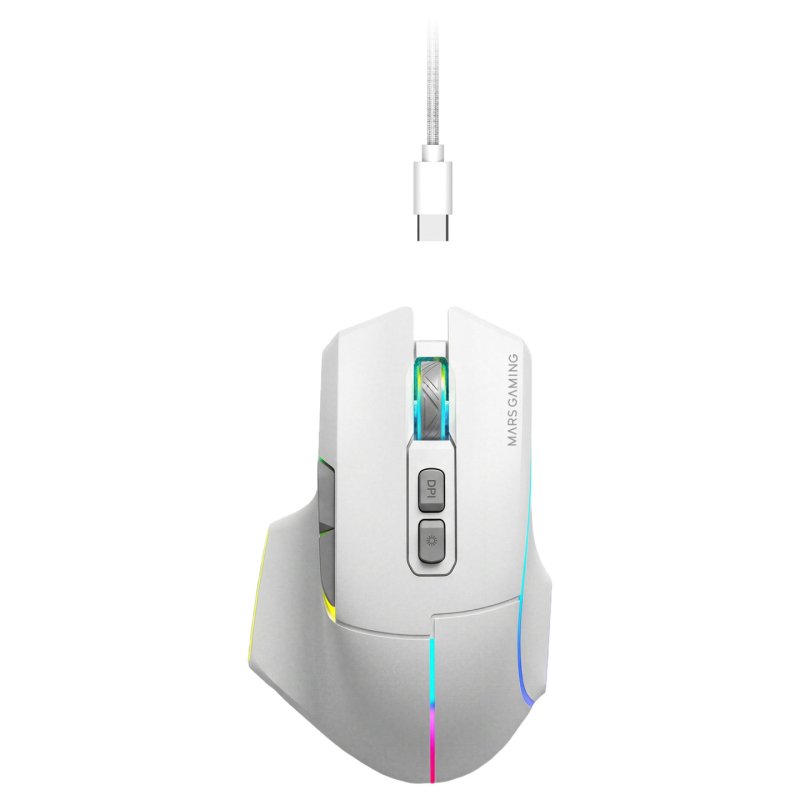 Souris sans fil Gamer Mars Gaming MMW-Vector RGB (Blanc)
