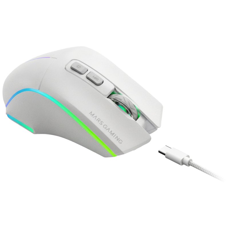 Souris sans fil Gamer Mars Gaming MMW-Vector RGB (Blanc)