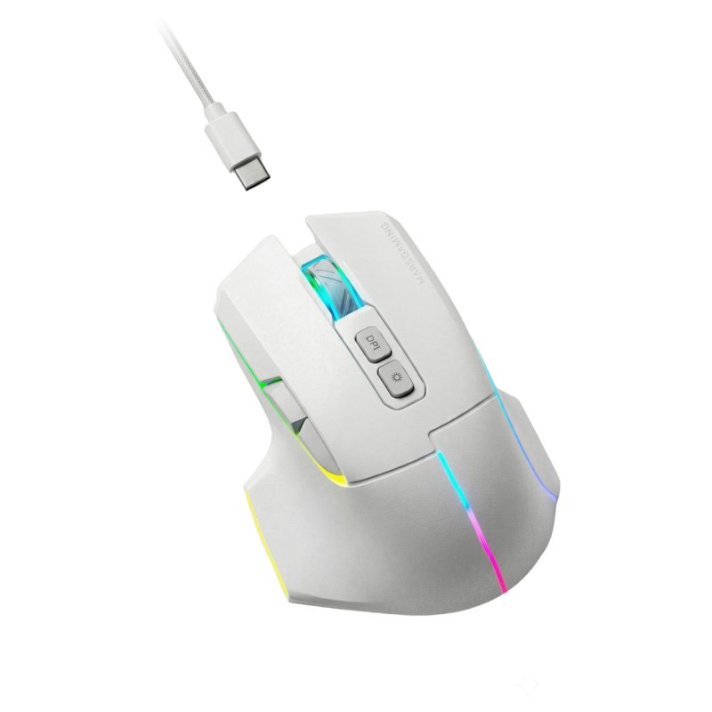 Mars Gaming MMWVECTORW mouse Right-hand RF Wireless Bluetooth USB Type-A Optical 12000 DPI