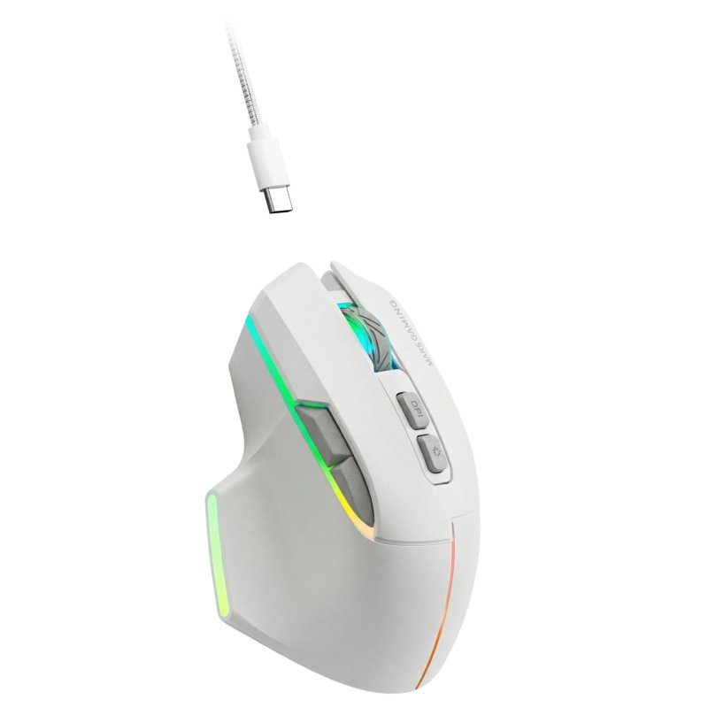 Souris sans fil Gamer Mars Gaming MMW-Vector RGB (Blanc)