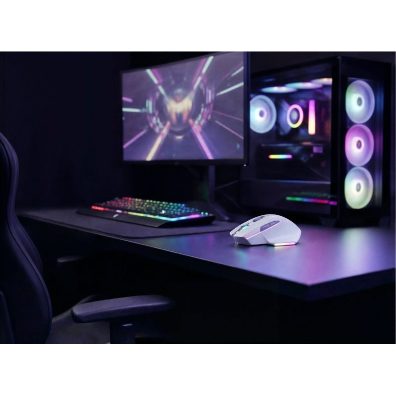Mars Gaming MMWVECTORW mouse Right-hand RF Wireless Bluetooth USB Type-A Optical 12000 DPI