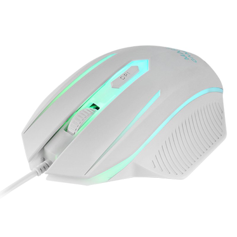 Pack Gamer 4en1 (Clavier/Souris/Casque/Tapis) MCP124PRO (Blanc)