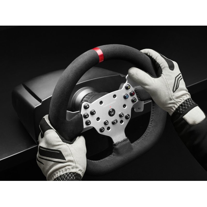 Mars Gaming MWHRSX accessoire de jeux vidéo Noir Volant pédales Analogique/Numérique Android, PC, PlayStation 4,