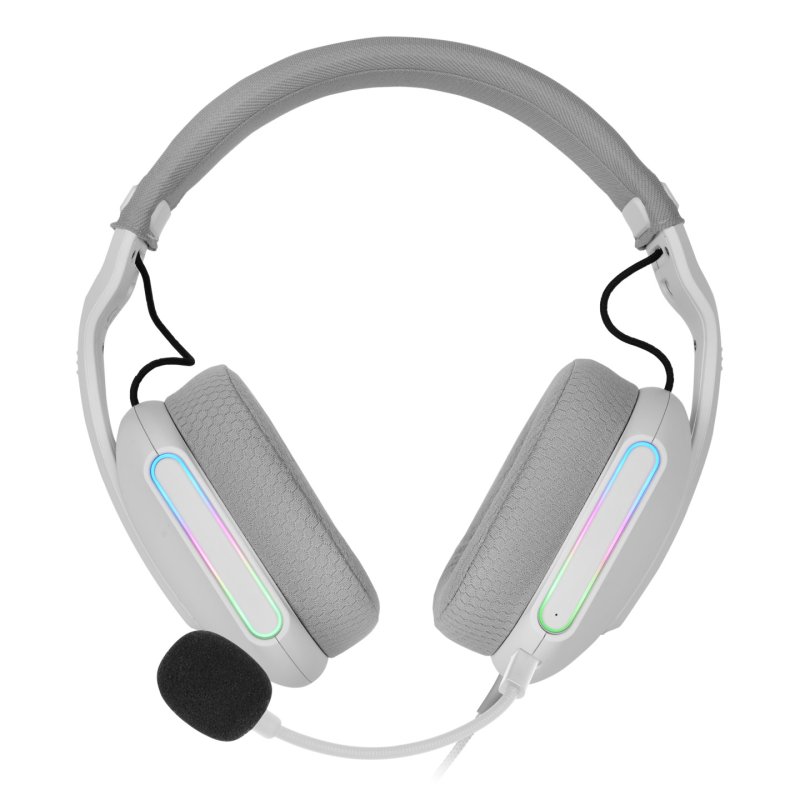 Mars Gaming MH-PROW Headset Wired Head-band USB Type-A White