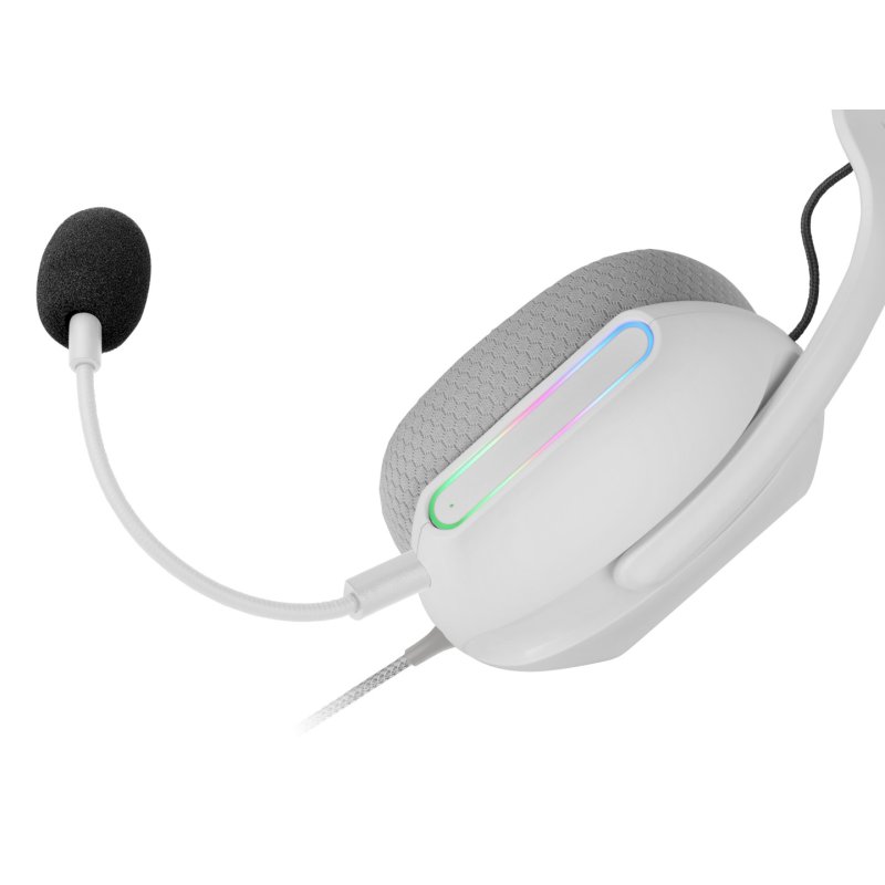 Mars Gaming MH-PROW Headset Wired Head-band USB Type-A White