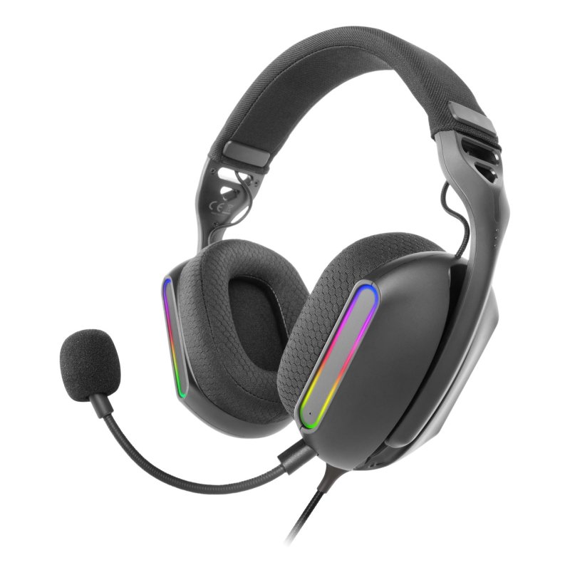 Casque Gamer filaire Mars Gaming MH-Pro RGB (Noir)