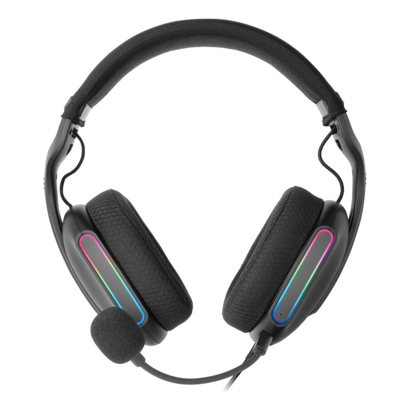 Casque Gamer filaire Mars Gaming MH-Pro RGB (Noir)