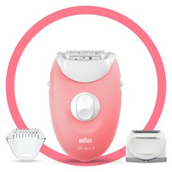 Braun Silk-épil 3 -277 20 tweezers White, Pink