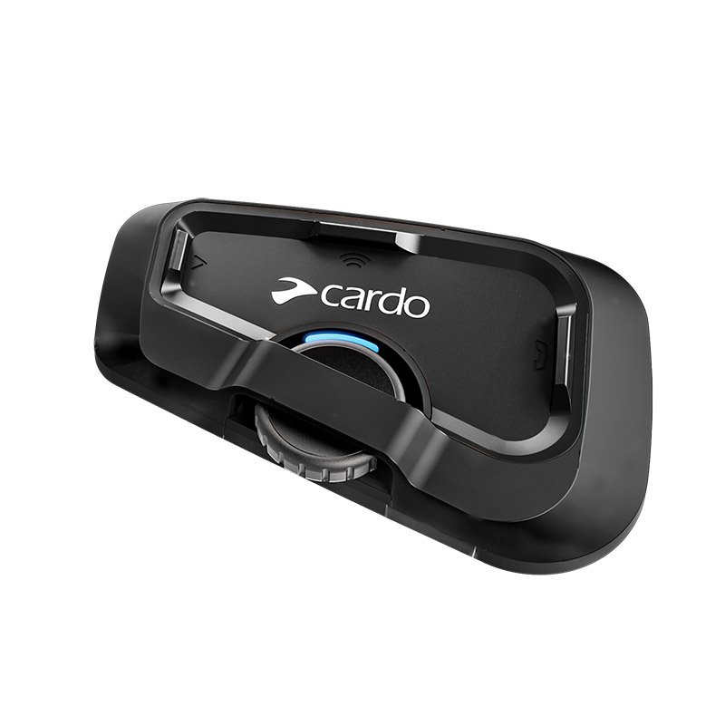 Cardo FRC2X003 interphone pour moto 2 canaux 800 m Noir