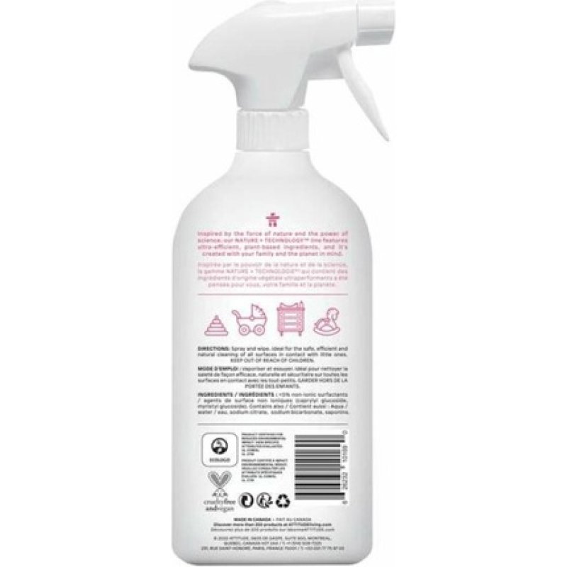 Attitude Toy And Surface Cleaner With Perfume 800ml