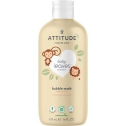 Attitude Baby Leaves Bubble Wash Peer Nectar 473ml