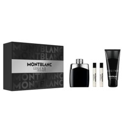 Mont Blanc Legend Set Eau De Toilette Spray 100ml Eau De Parfum Spray 75ml Shower Gel 100ml