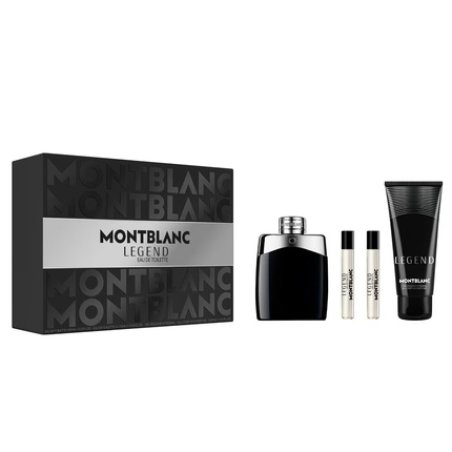 Mont Blanc Legend Set Eau De Toilette Spray 100ml Eau De Parfum Spray 75ml Shower Gel 100ml