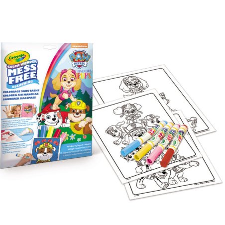 Crayola Paw Patrol Colour without Smudges