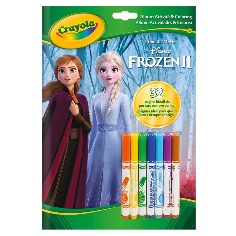 VIVID Album coloriage et d'activités La Reine des Neiges