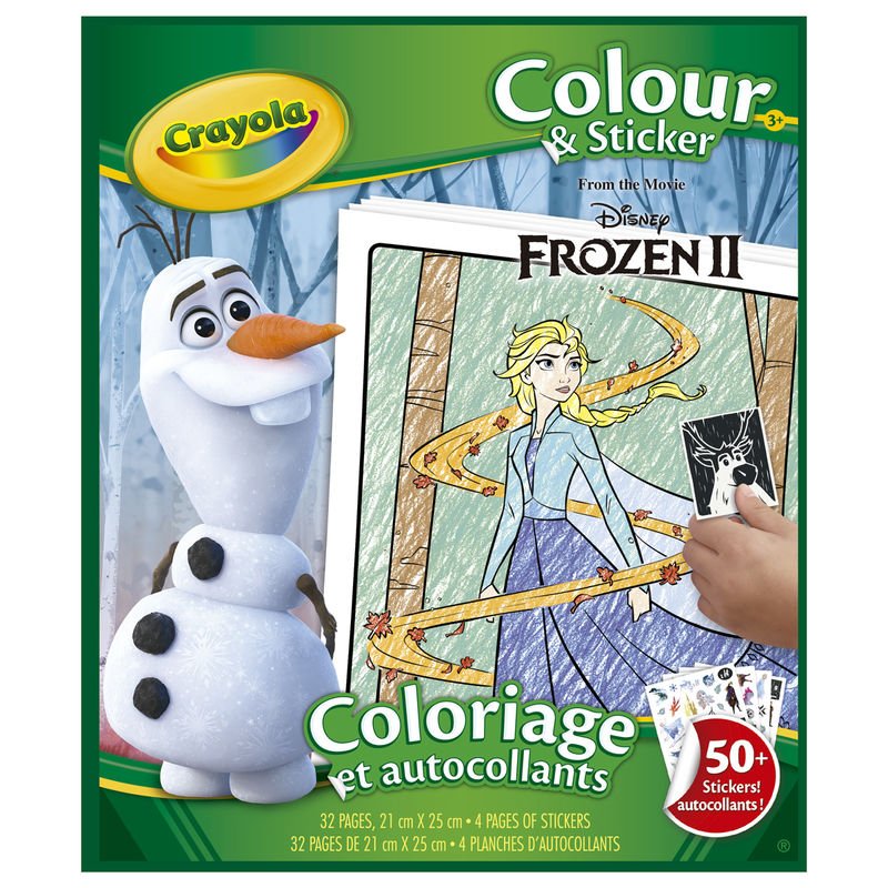 Disney Frozen 2 colour & sticker book