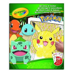 Crayola Pokemon Colouring book Stickers