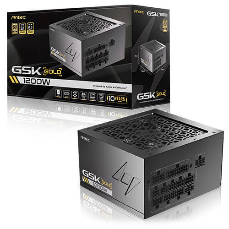 Antec GSK1200 EC power supply unit 1200 W 20 4 pin ATX ATX Black