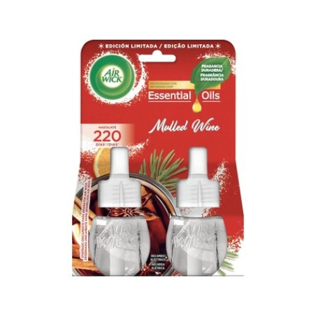 Air Wick Electric Air Freshener Refill Duo Mulled Wine Pack Of 2