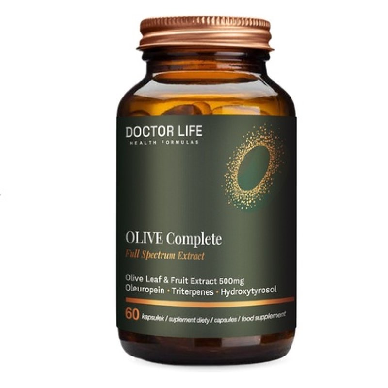 Doctor Life Doctor Lifeolive Complete Full Spectrum Extract 500mg Dietary Supplement 60 Capsules