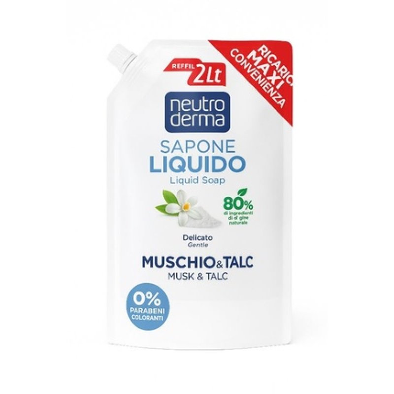Neutroderma Liquid Soap Rich 2 Liters Musk & Talc