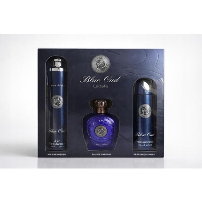 Asdaaf Ameerat Al Arab Gift Set Eau De Parfum 100 Ml Perfumed Spray 200 Ml Room Freshener 300 Ml