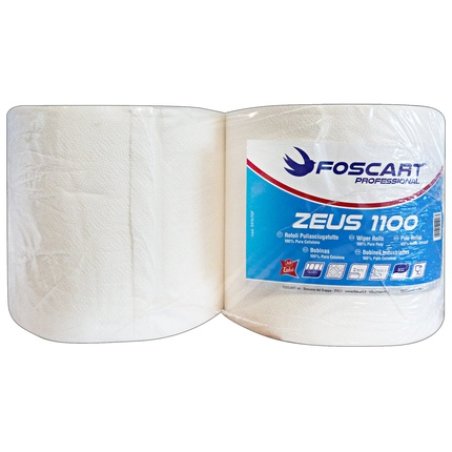 Frosta Foscart Zeus 1100 Paper Towels Pack Of 2 Rolls