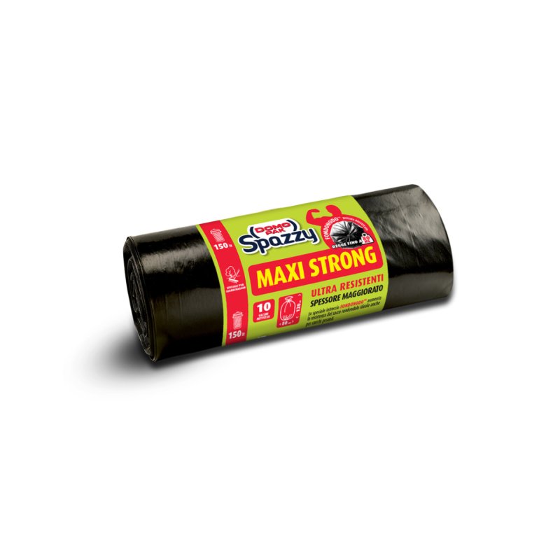 Domopak Maxi Strong trash bag 150 L Black 10 pc(s)